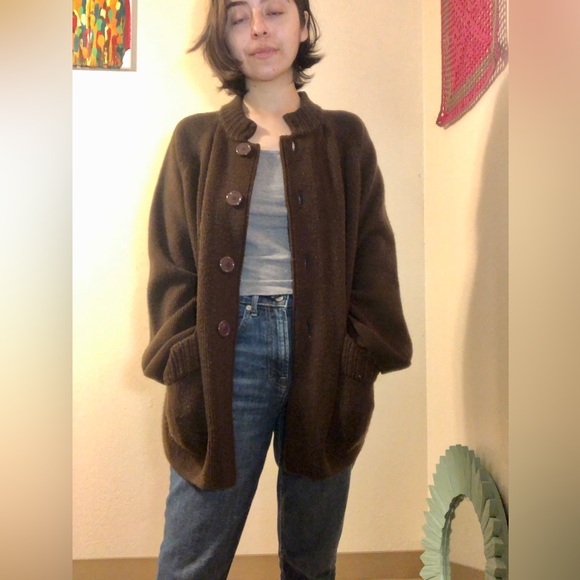 SOLD. Vintage Options (brand) cardigan sweater - Picture 2 of 5